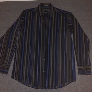 Beverly Hills Polo Club Long Sleeve Dress Shirt